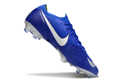 Nike Mercurial Vapor 12 Elite FG Firm Ground Soccer Cleats - Blue/Silver/Black