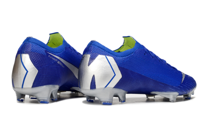 Nike Mercurial Vapor 12 Elite FG Firm Ground Soccer Cleats - Blue/Silver/Black
