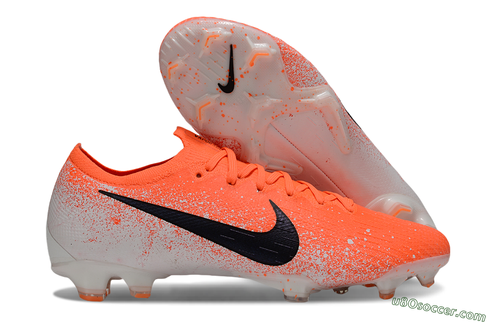 Nike Mercurial Vapor 12 Elite FG Firm Ground Soccer Cleats - Red/Black/White 1