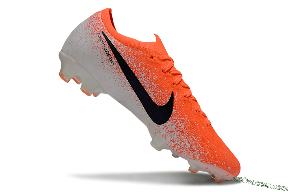 Nike Mercurial Vapor 12 Elite FG Firm Ground Soccer Cleats - Red/Black/White 4