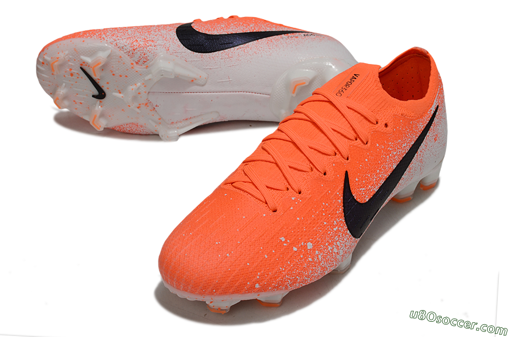Nike Mercurial Vapor 12 Elite FG Firm Ground Soccer Cleats - Red/Black/White 3