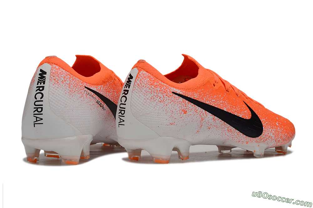 Nike Mercurial Vapor 12 Elite FG Firm Ground Soccer Cleats - Red/Black/White 6