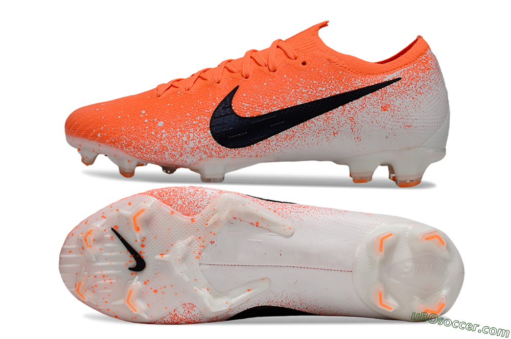 Nike Mercurial Vapor 12 Elite FG Firm Ground Soccer Cleats - Red/Black/White 0