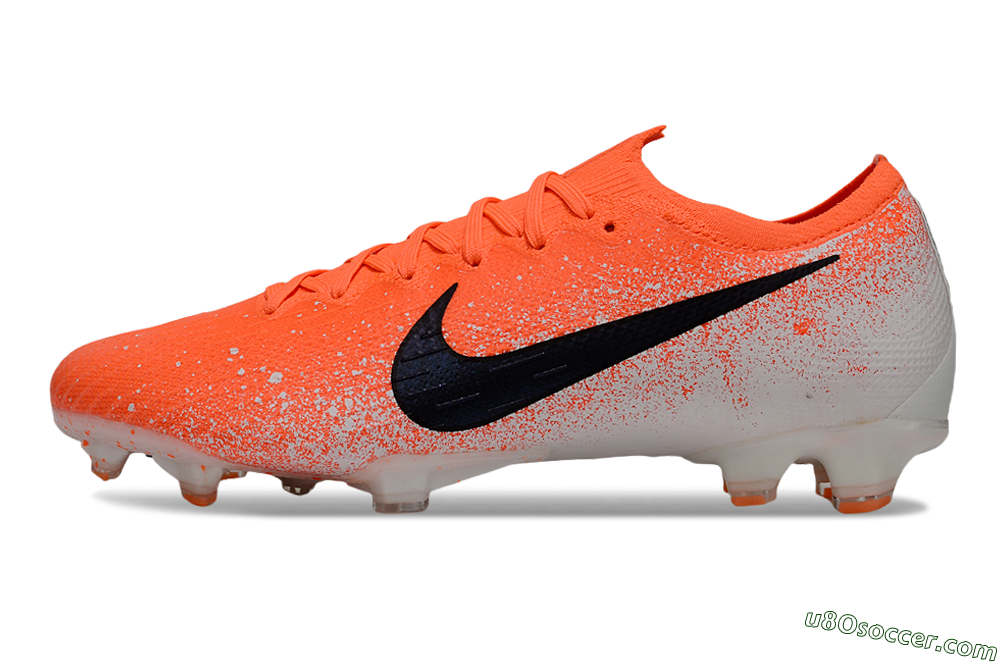 Nike Mercurial Vapor 12 Elite FG Firm Ground Soccer Cleats - Red/Black/White 2