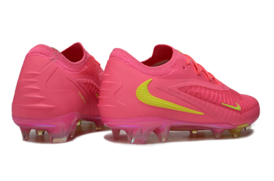 Nike Phantom 6 Low Elite FG Firm Ground Soccer Cleats - Pink/Yellow/Gold