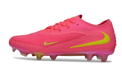 Nike Phantom 6 Low Elite FG Firm Ground Soccer Cleats - Pink/Yellow/Gold