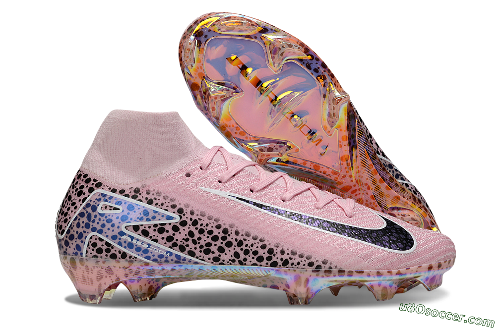 Nike Air Zoom Mercurial Superfly 10 Elite FG Firm Ground Soccer Cleats - Pink/Black/White 1