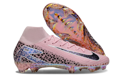 Nike Air Zoom Mercurial Superfly 10 Elite FG Firm Ground Soccer Cleats - Pink/Black/White