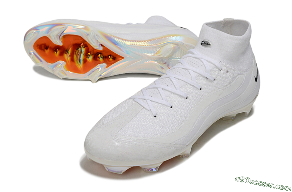 Nike Air Zoom Mercurial Superfly 10 Elite FG Firm Ground Soccer Cleats - White/Black/Gold 3
