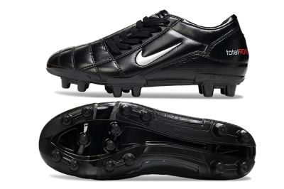 Nike Total 90 III FG Firm Ground Soccer Cleats - Black/Silver