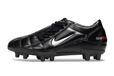 Nike Total 90 III FG Firm Ground Soccer Cleats - Black/Silver