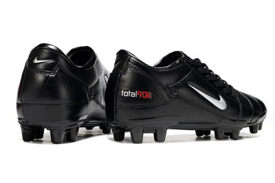 Nike Total 90 III FG Firm Ground Soccer Cleats - Black/Silver