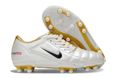 Nike Total 90 III FG Firm Ground Soccer Cleats - Silver/Black