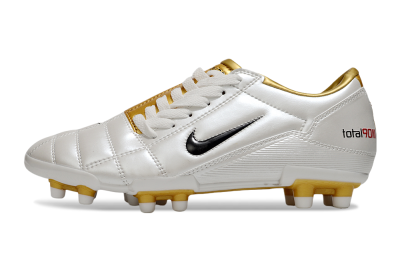 Nike Total 90 III FG Firm Ground Soccer Cleats - Silver/Black
