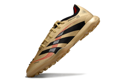 Adidas Predator 25 Elite TF Artificial Turf Soccer Shoes - Gold/Black/Red
