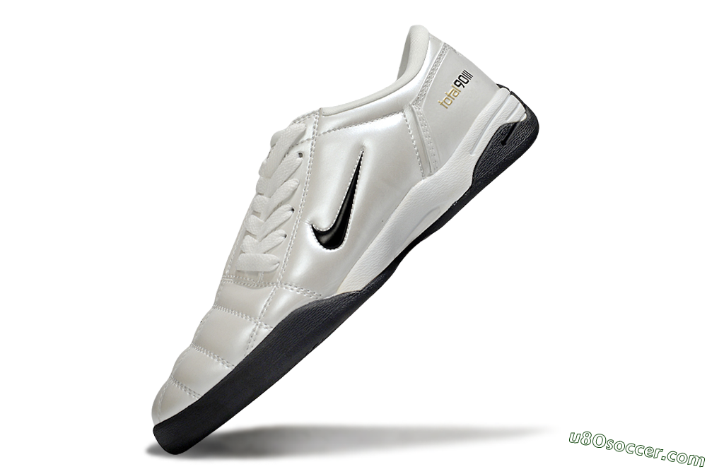 Nike Total 90 III IC Indoor & Futsal Soccer Shoes - Beige/Black/White 5