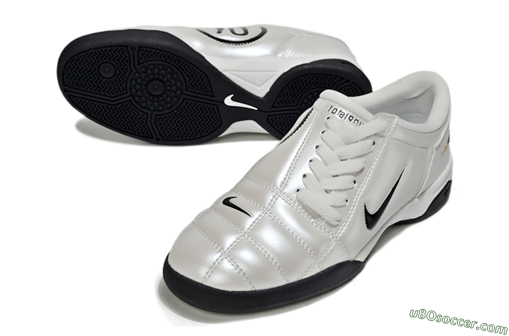 Nike Total 90 III IC Indoor & Futsal Soccer Shoes - Beige/Black/White 3