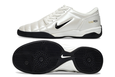 Nike Total 90 III IC Indoor & Futsal Soccer Shoes - Beige/Black/White