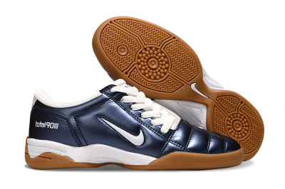 Nike Total 90 III IC Indoor & Futsal Soccer Shoes - Blue/White/Brown