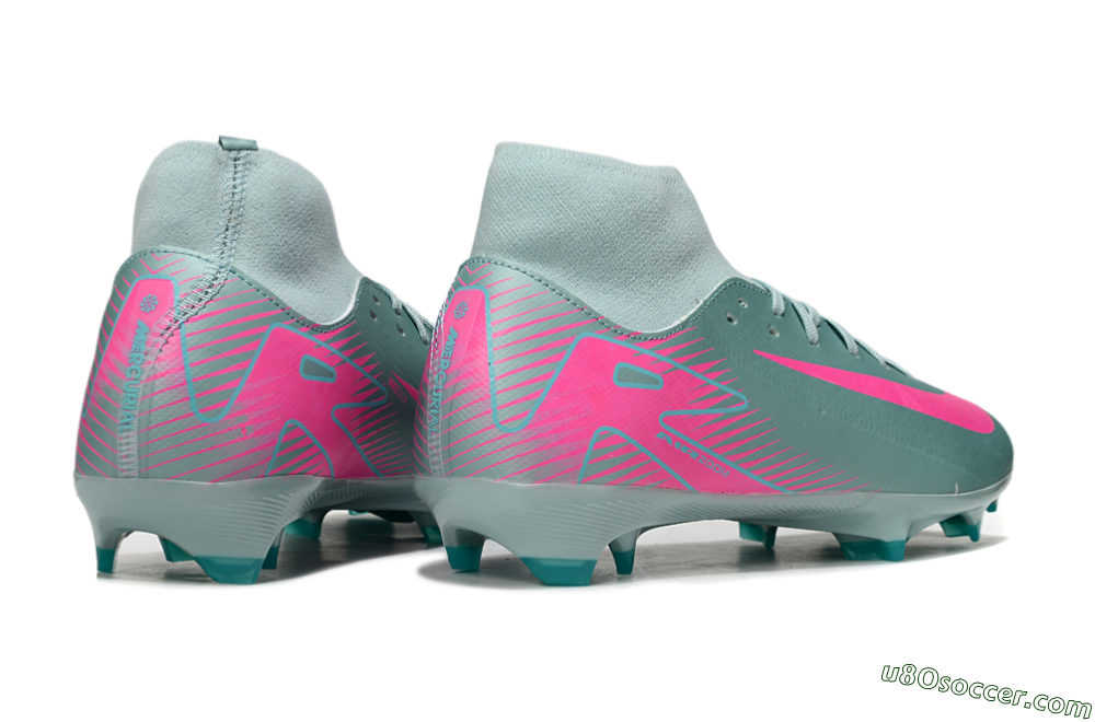 Nike Air Zoom Mercurial Superfly 10 Elite FG Firm Ground Soccer Cleats - Jade/Pink 6