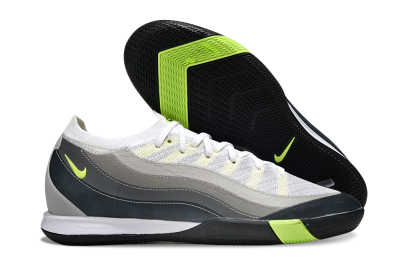 Nike Air Zoom Mercurial Vapor 16 Pro IC Indoor & Futsal Soccer Shoes - White/Black/Grey