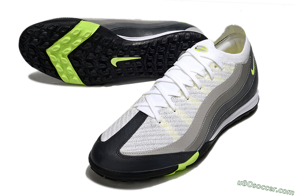 Nike Air Zoom Mercurial Vapor 16 Pro IC Indoor & Futsal Soccer Shoes - White/Black/Grey 3