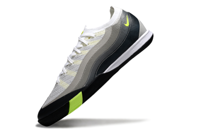 Nike Air Zoom Mercurial Vapor 16 Pro IC Indoor & Futsal Soccer Shoes - White/Black/Grey