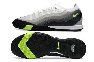 Nike Air Zoom Mercurial Vapor 16 Pro IC Indoor & Futsal Soccer Shoes - White/Black/Grey