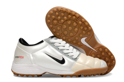 Nike Total 90 III TF Artificial Turf Soccer Shoes - Silver/Beige/Grey