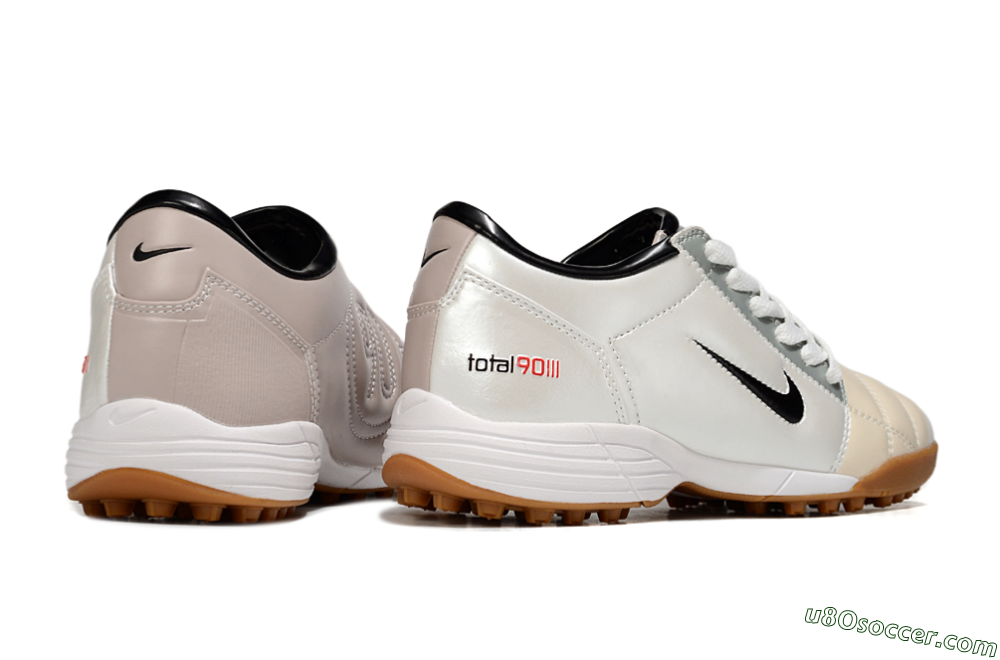 Nike Total 90 III TF Artificial Turf Soccer Shoes - Silver/Beige/Grey 6