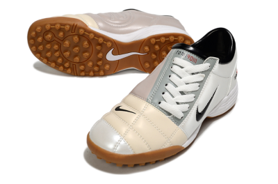 Nike Total 90 III TF Artificial Turf Soccer Shoes - Silver/Beige/Grey