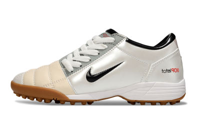 Nike Total 90 III TF Artificial Turf Soccer Shoes - Silver/Beige/Grey