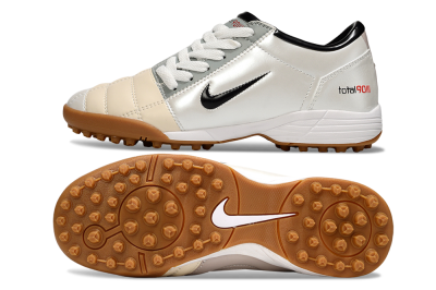 Nike Total 90 III TF Artificial Turf Soccer Shoes - Silver/Beige/Grey