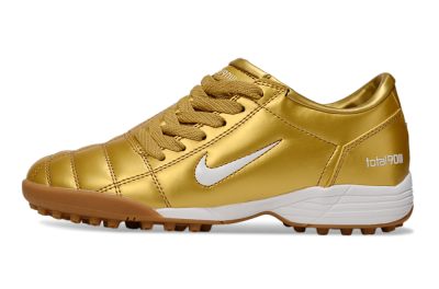 Nike Total 90 III TF Artificial Turf Soccer Shoes - Gold/White
