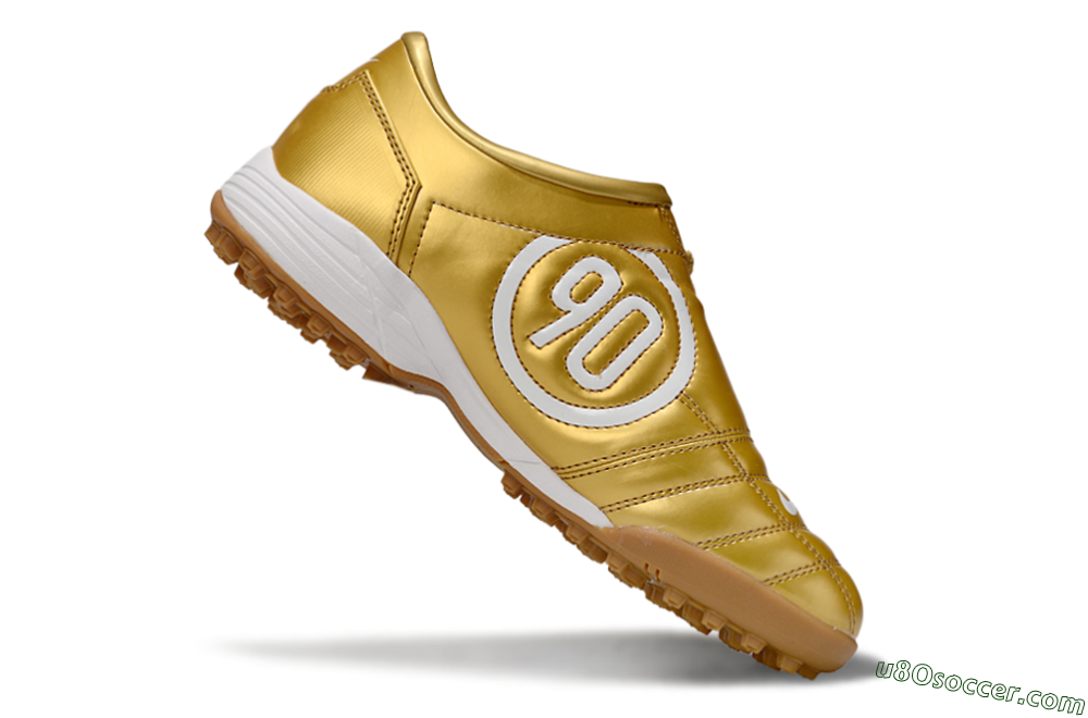 Nike Total 90 III TF Artificial Turf Soccer Shoes - Gold/White 4