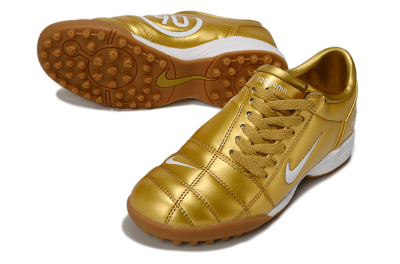 Nike Total 90 III TF Artificial Turf Soccer Shoes - Gold/White