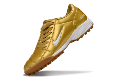 Nike Total 90 III TF Artificial Turf Soccer Shoes - Gold/White
