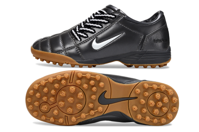 Nike Total 90 III TF Artificial Turf Soccer Shoes - Black/White/Brown