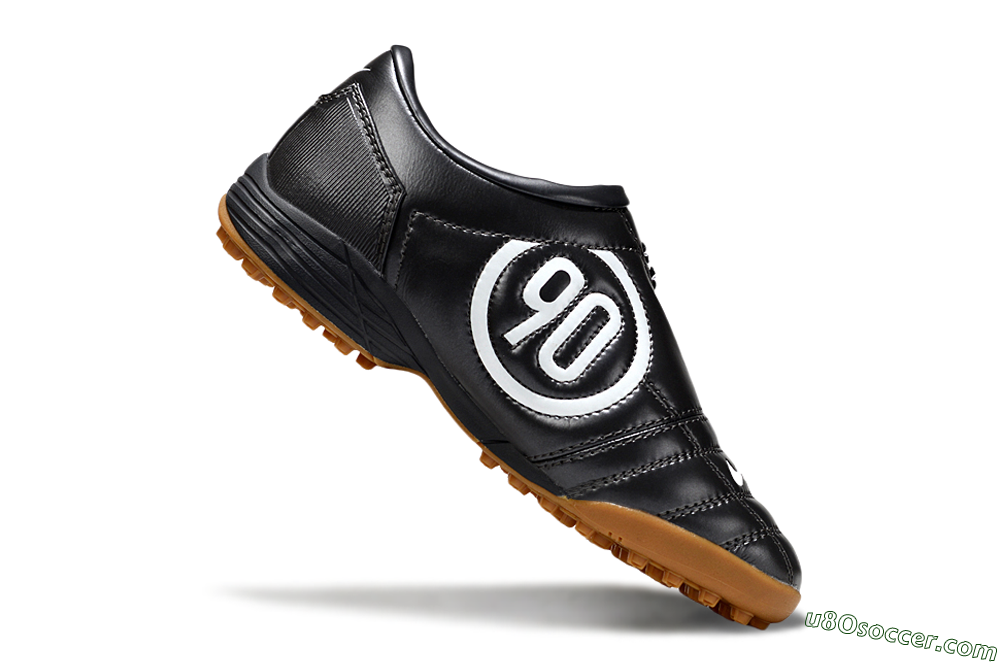 Nike Total 90 III TF Artificial Turf Soccer Shoes - Black/White/Brown 4