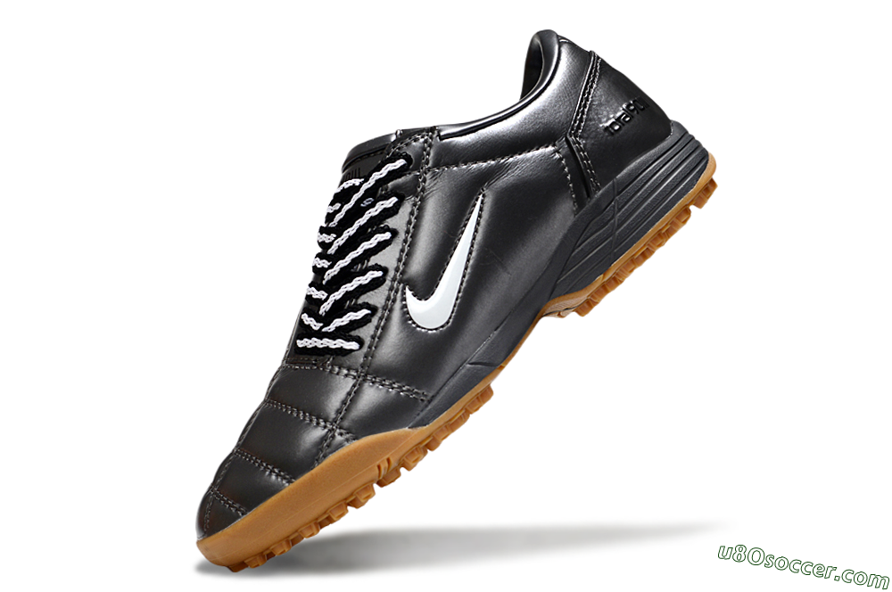 Nike Total 90 III TF Artificial Turf Soccer Shoes - Black/White/Brown 5