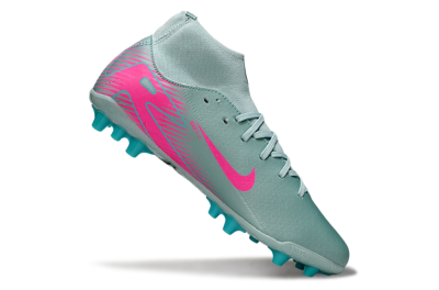 Nike Air Zoom Mercurial Superfly 10 Academy AG Artificial Grass Soccer Cleats - Jade/Pink