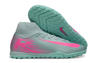 Nike Air Zoom Mercurial Superfly 10 Academy TF Artificial Turf Soccer Shoes - Jade/Pink