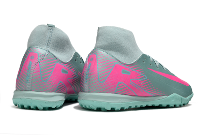 Nike Air Zoom Mercurial Superfly 10 Academy TF Artificial Turf Soccer Shoes - Jade/Pink