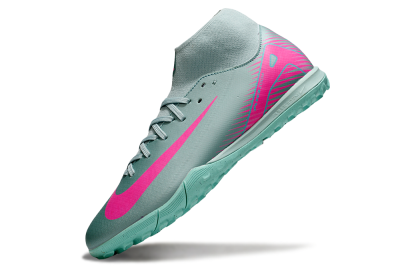 Nike Air Zoom Mercurial Superfly 10 Academy TF Artificial Turf Soccer Shoes - Jade/Pink