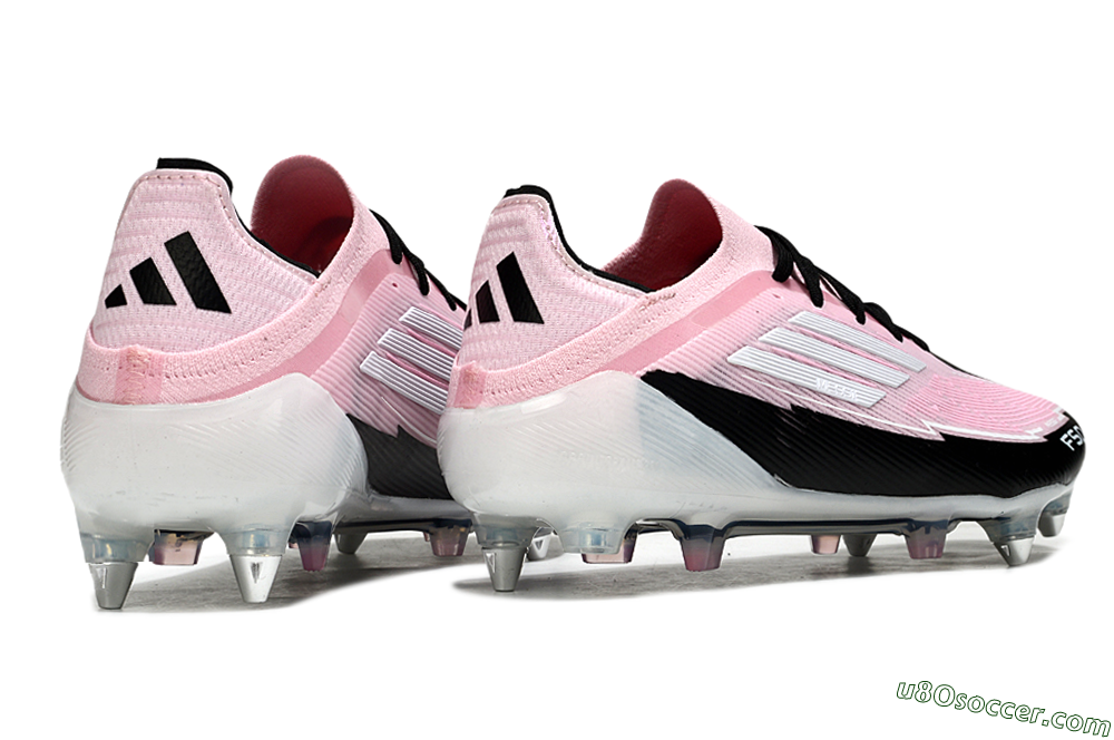 Messi x Adidas F50 Elite SG Soft Ground Soccer Cleats - Pink/White/Black 6