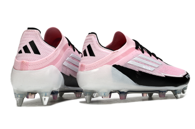 Messi x Adidas F50 Elite SG Soft Ground Soccer Cleats - Pink/White/Black
