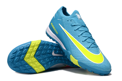 Nike Air Zoom Mercurial Vapor 16 Elite TF Artificial Turf Soccer Shoes - Blue/Yellow/White