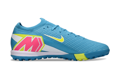 Nike Air Zoom Mercurial Vapor 16 Elite TF Artificial Turf Soccer Shoes - Blue/Yellow/White