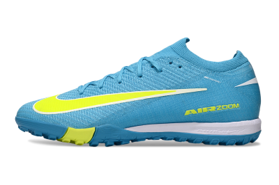 Nike Air Zoom Mercurial Vapor 16 Elite TF Artificial Turf Soccer Shoes - Blue/Yellow/White