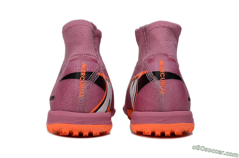 Nike Air Zoom Mercurial Superfly 10 Elite TF Artificial Turf Soccer Shoes - Red/Orange/Black 5